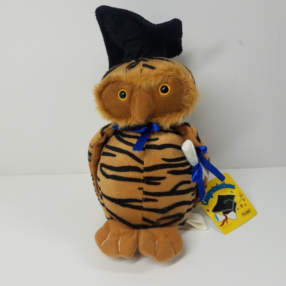 Graduation Owl Plush Stuffed Animal, Graduation Gift - Picture 1 of 7